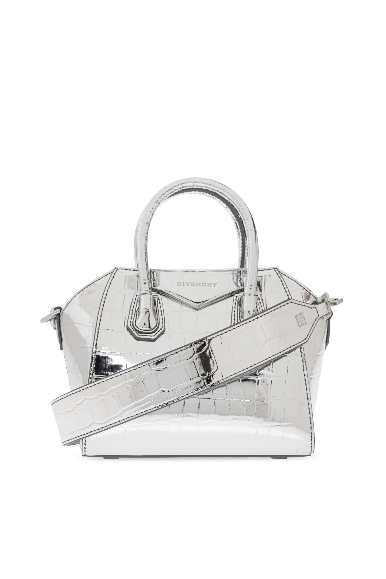 Silver Antigona Toy Shoulder Bag Givenchy Givenchy 4G Light Nylon Bucket Bag VbjdevelopmentsShops Bermuda